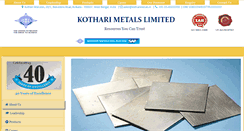 Desktop Screenshot of kotharimetal.com